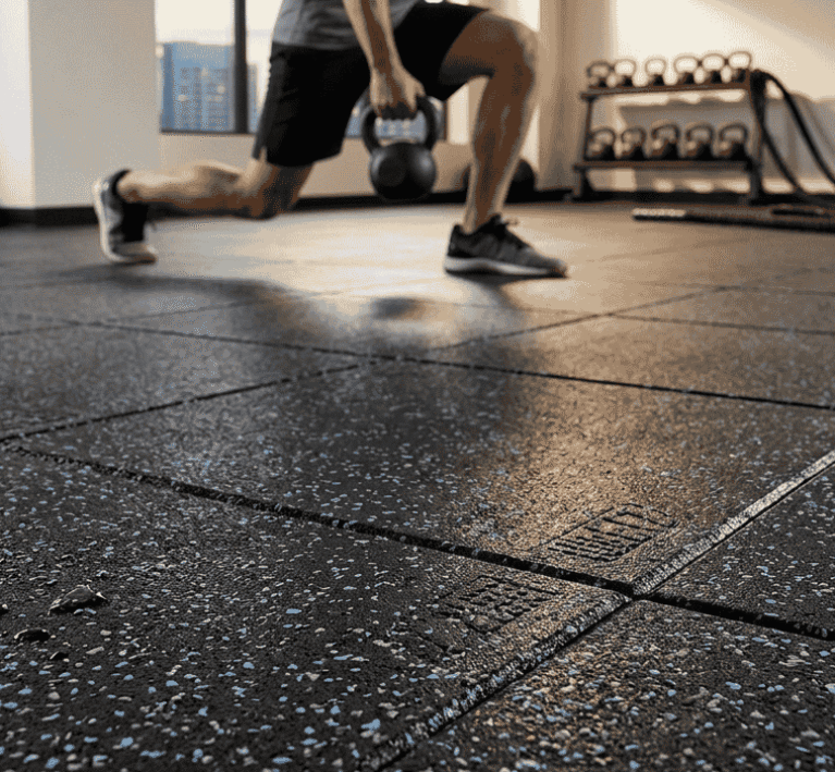 gym rubber tile